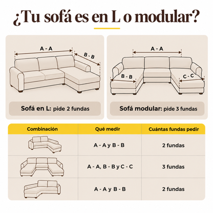 Funda Elástica para Sofá con Relieve